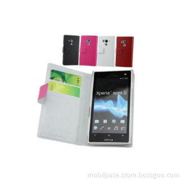 Anti-Wear Genuine Sony Xperia Leather Case Wallet